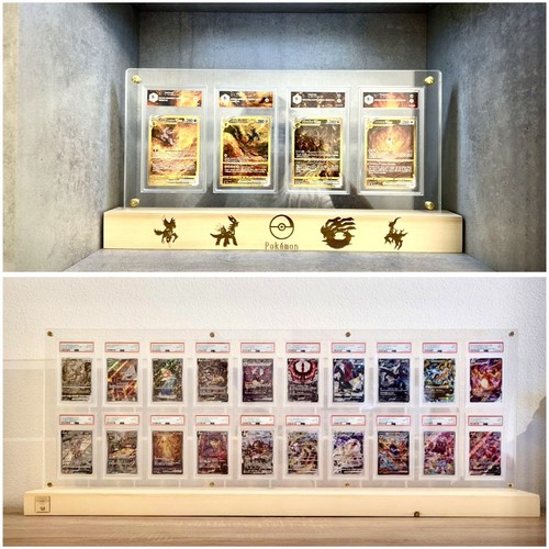 Pokemon espositore base legno - pokemon,