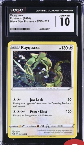 Cgc rayquaza swsh029 - cgc, 10