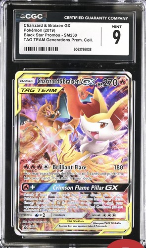 Cgc charizard braixen - 9,