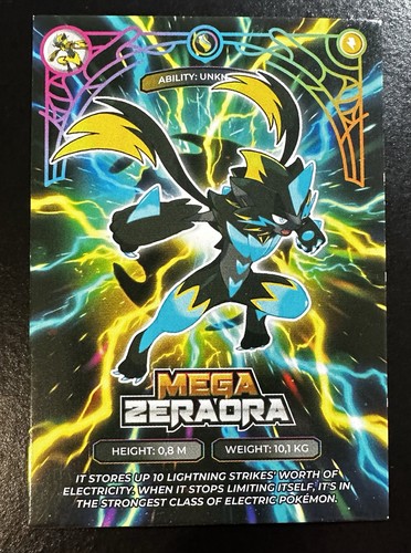 Mega zeraora pokemon - zeraora,