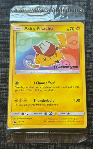 Ash pikachu sm108 - sm108, -sm
