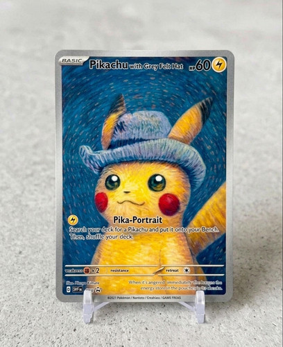 Pikachu with grey - pikachu, felt