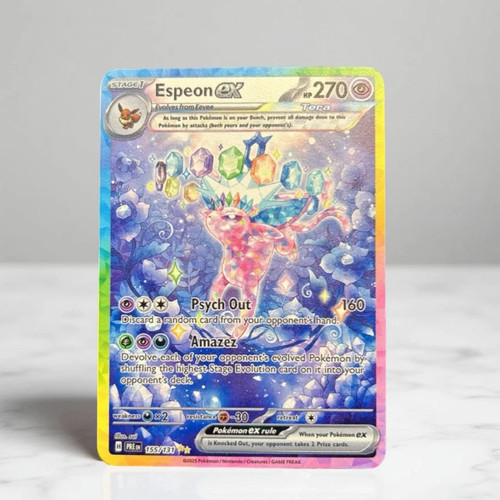 Espeon gold metal - ex, pokemon