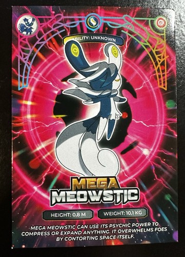 Mega meowstic pokemon - -,