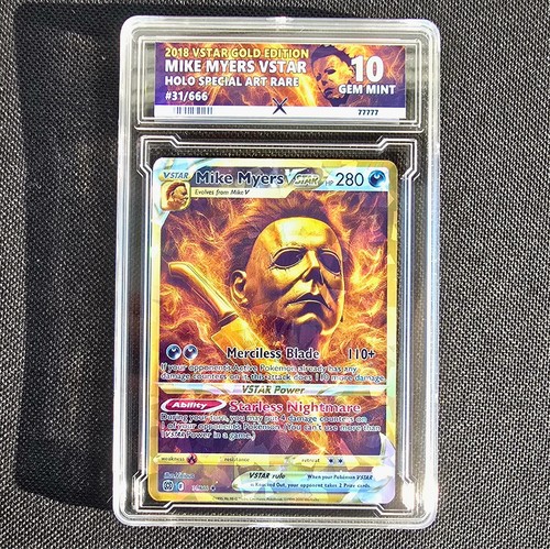 Carta pokemon michael myers - carta,